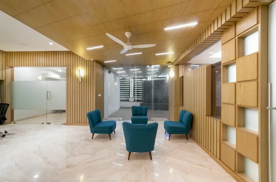 Referência de enquadramento: recepção e sala de espera
